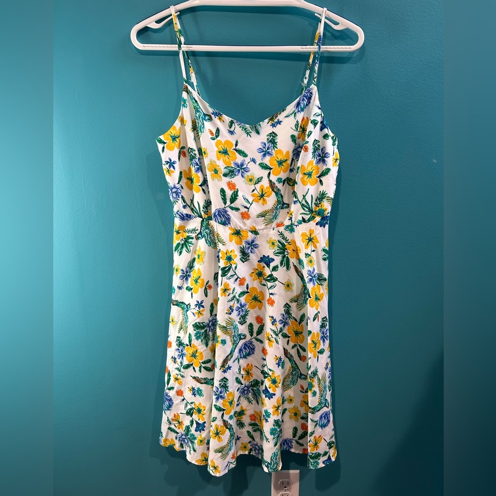 NWT Floral Midi Dress Festival Tropical Summer